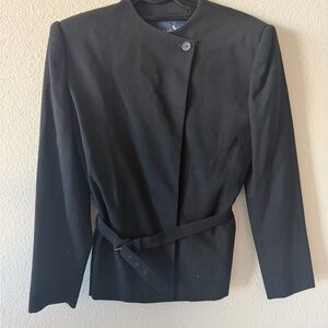 Ralph Lauren Black Women's Blazer with Belt